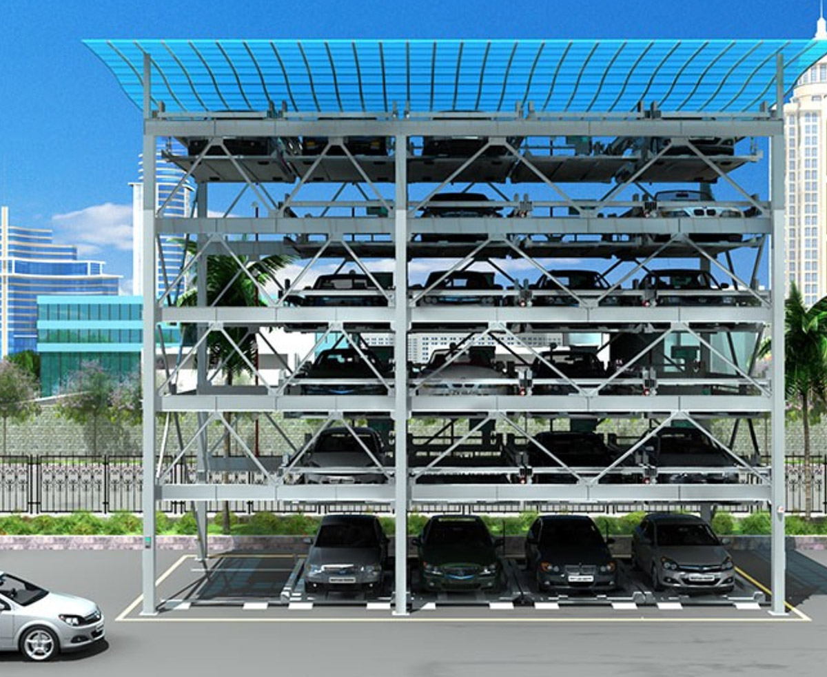 機(jī)械智能車庫(kù)四至六層升降橫移車庫(kù)